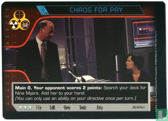Chaos for Pay