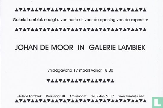Johan de Moor in Galerie Lambiek - Bild 2