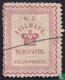 Spoorwegen krantenzegels