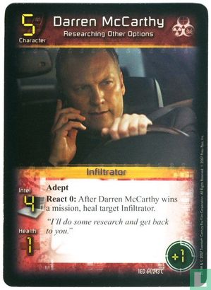 Darren McCarthy - Researching Other Options
