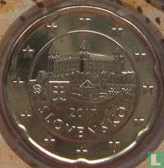 Slovakia 20 cent 2017 - Image 1