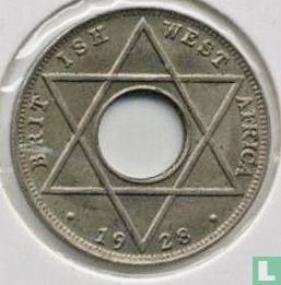 Afrique de l'Ouest britannique 1/10 penny 1928 (sans marque d'atelier) - Image 1