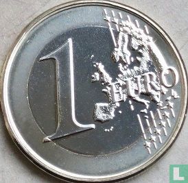 Netherlands 1 euro 2017 (sails of a clipper with star) - Image 2