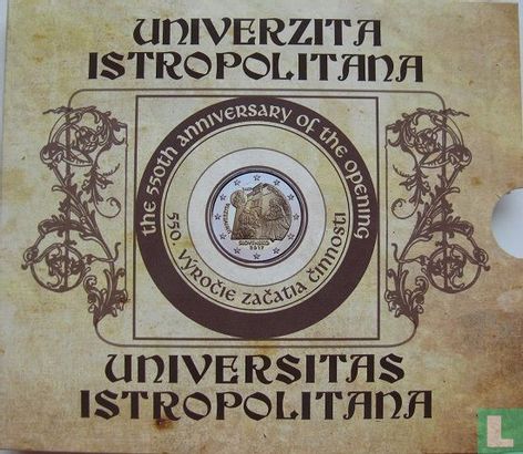 Slovakia mint set 2017 "550th anniversary of Istropolitana University" - Image 1