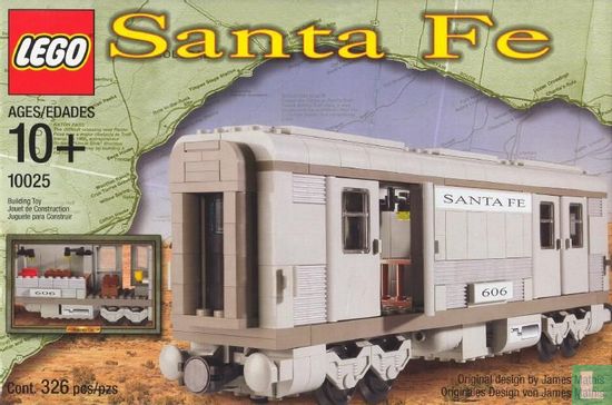Lego 10025 Santa Fe Cars - Set I (mail or baggage car)