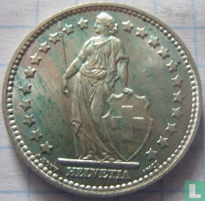 Zwitserland 1 franc 1956 - Afbeelding 2
