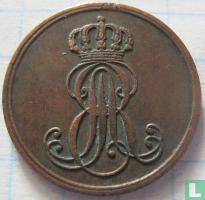Hannover 1 pfennig 1851 - Afbeelding 2
