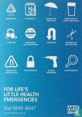 NHS Direct "For Life's Little Health Emergencies" - Bild 1