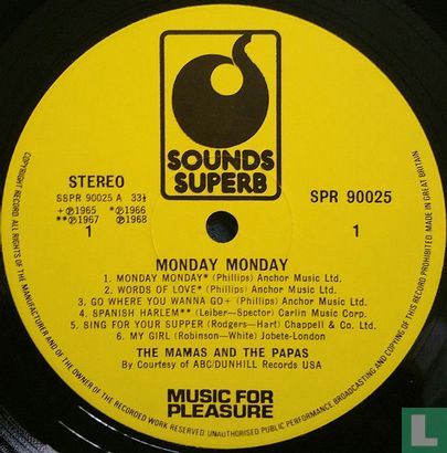The Best of The Mamas & The Papas - Monday Monday - Image 3
