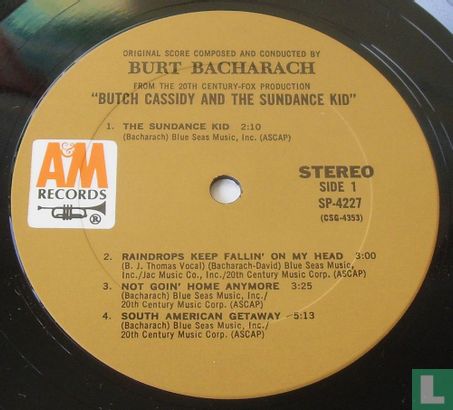 Butch Cassidy and the Sundance Kid (Original Movie Soundtrack) - Afbeelding 3