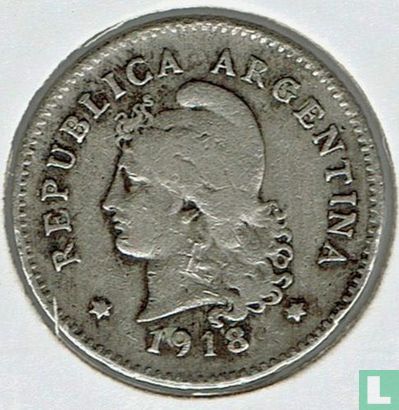 Argentine 10 centavos 1918 - Image 1