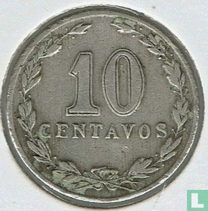 Argentine 10 centavos 1918 - Image 2