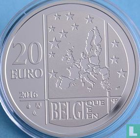 Belgium 20 euro 2016 (PROOF) "Commission for Relief in Belgium" - Image 1