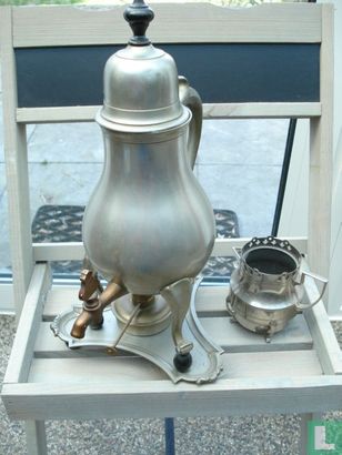 Antique Pewter Teapot