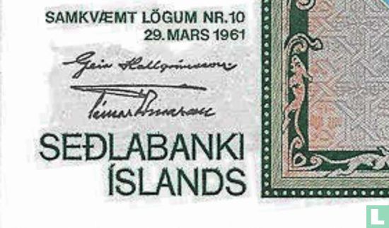 Islande 100 Krónur 1981 - Image 3