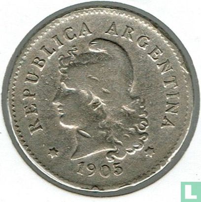 Argentinië 10 centavos 1905 - Afbeelding 1