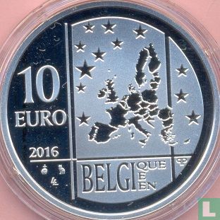 België 10 euro 2016 (PROOF) "Rio 2016 Olympic Games - Team Belgium" - Afbeelding 1