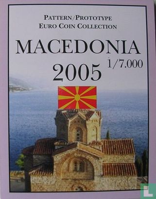 Macedonië euro proefset 2005 - Afbeelding 1