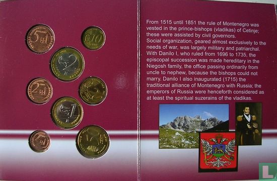 Montenegro euro proefset 2005 - Bild 3