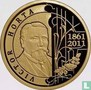 België 100 euro 2011 (PROOF) "150th anniversary of the birth of Victor Horta" - Afbeelding 2