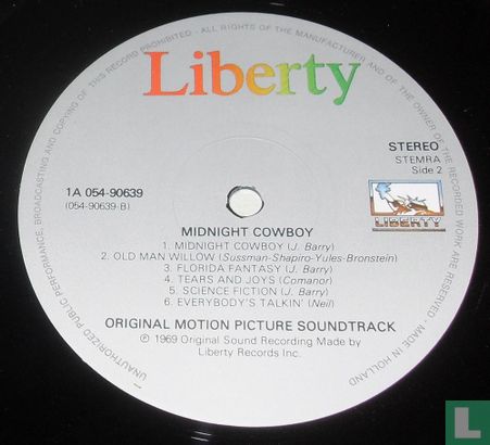 Midnight Cowboy (Original Motion Picture Soundtrack) - Image 3
