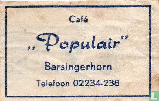 Café "Populair" - Afbeelding 1