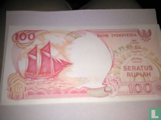 Indonésie 100 rupiah 1993 remplacement - Image 1