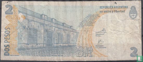 Argentina 2 Pesos (Signature 6) - Image 2
