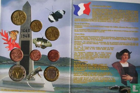 Sint Maarten euro proefset 2005 - Afbeelding 3