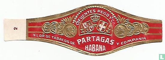 Cifuentes Pego y Cª - Flor de Tabacos de Partagas y Compañia Habana - Afbeelding 1