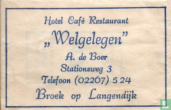Hotel Café Restaurant "Welgelegen" - Afbeelding 1