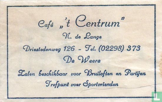 Café " 't Centrum" - Image 1