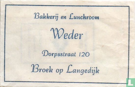 Bakkerij en Lunchroom Weder - Image 1