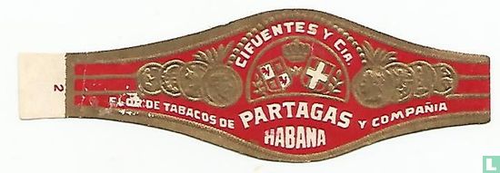Cifuentes y Cia. - Flor de tabacos de Partagas y Compañia Habana - Image 1