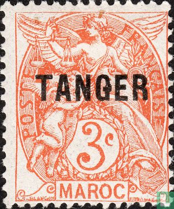 Allegory, with overprint