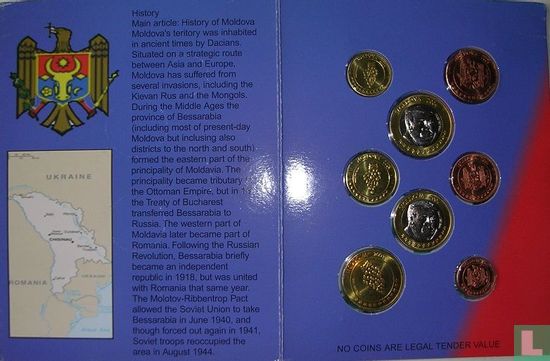 Moldavië euro proefset 2004 - Afbeelding 2