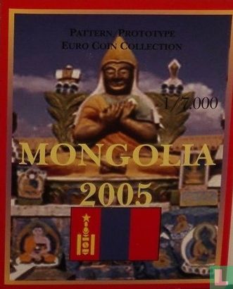 Mongolië euro proefset 2005 - Afbeelding 1