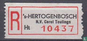's-HERTOGENBOSCH N.V. Carel Teulings Ht