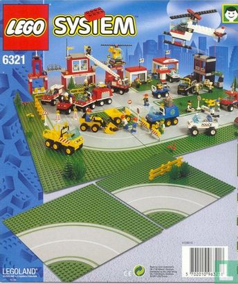 Lego 6321 Curved Road Plates