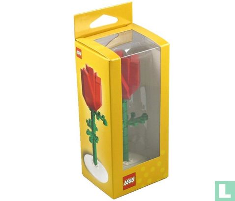 Lego 852786 Red Rose (Glued) - Image 1