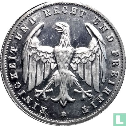 German Empire 500 mark 1923 (E) - Image 2