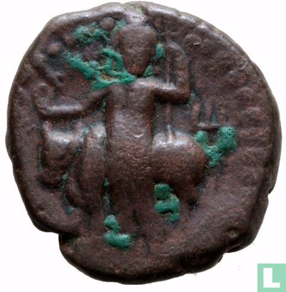 Kushan (Bactria, Greco-India, Indo-Scythië, Vasu Deva I)  AE23 drachme  195-230 CE - Afbeelding 1