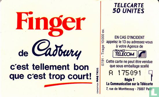 Finger de Cadbury  - Afbeelding 2