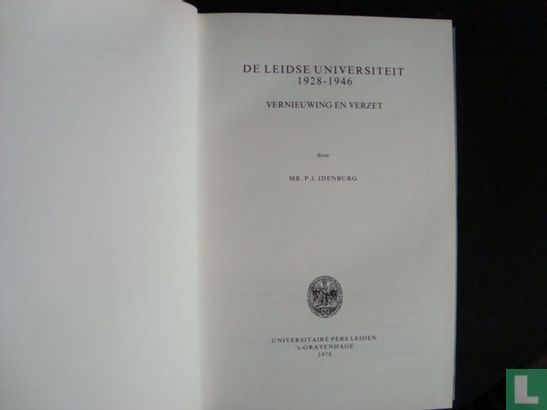 De Leidse Universiteit 1928-1946 - Image 3