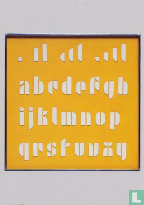 Typographische Lettern, 1926/31 - Bild 1