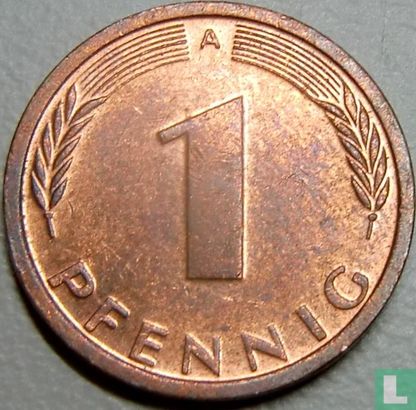 Allemagne 1 pfennig 1991 (A) - Image 2