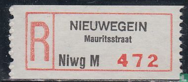 Nieuwegein Mauritsstraat  ,Niwg M .      