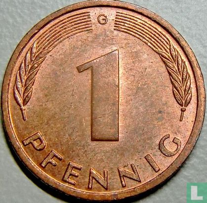 Duitsland 1 pfennig 1991 (G) - Afbeelding 2