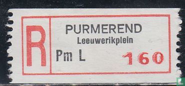 Purmerend Leeuwrikplein ,Pm l .     