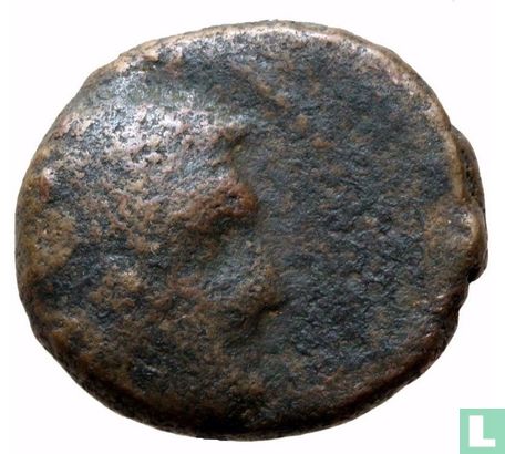 Oude Egypt AE16 (Ptolemaeus IX & Cleopatra III) 116-81 v. Chr. - Afbeelding 2